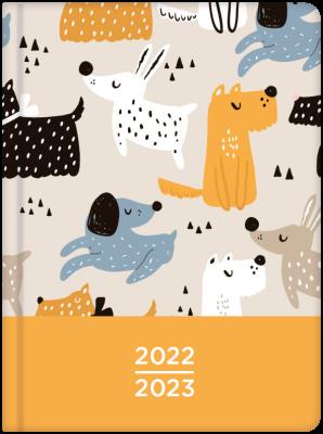 Opakowanie Kalendarz książkowy 18M 2022/2023 Pieski ALBI