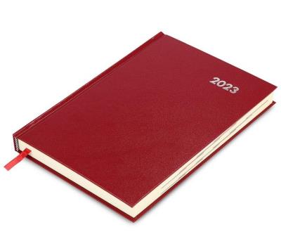 Opakowanie Kalendarz książkowy 2023 A5 czerwony EASY