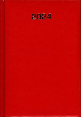 Kalendarz książkowy 2024 A5 dzień na stronie. Autor: Pan Kalendarzyk. SmakLiter.pl Okładka książki Kalendarz książkowy 2024 A5 dzień na stronie