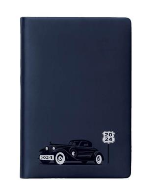 Opakowanie Kalendarz książkowy 2024 A5 dzienny granat