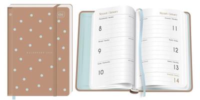 Opakowanie Kalendarz książkowy A6/192K Mat+UV Blue