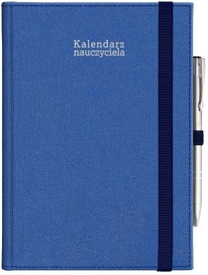 Okładka książki Kalendarz naucz. 2024/2025 A5 tyg. gumka granat