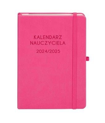 Okładka książki Kalendarz Nauczyciela 2024/2025 A5 TDW różowy