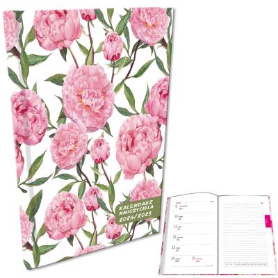 Opakowanie Kalendarz nauczyciela 2024/2025 A5 tygodniowy Peonie