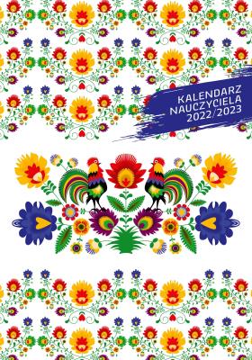 Opakowanie Kalendarz nauczyciela A5 2022/2023 tyg. PCV Folk