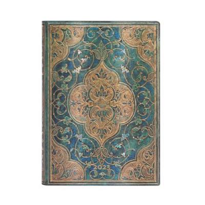 Opakowanie Kalendarz Paperblanks 2023 Turquoise Chronicles Flexi Midi Dzienny