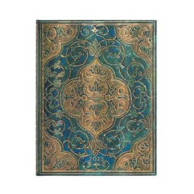 Opakowanie Kalendarz Paperblanks 2023 Turquoise Chronicles Ultra Tygodniowy VER