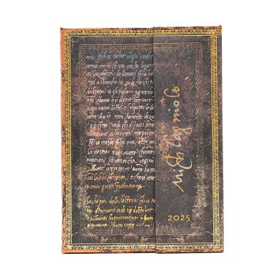 Opakowanie Kalendarz Paperblanks 2025 Michelangelo, Handwriting Midi tygodniowy HOR