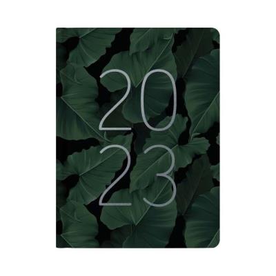 Opakowanie Kalendarz tygodniowy 2023 Czarne liście ALBI