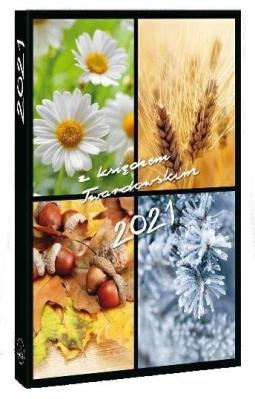 Kalendarz z ks. Twardowskim 2020 - 4 Pory Roku. Autor: Grzybowski Marian. SmakLiter.pl Okładka książki Kalendarz z ks. Twardowskim 2020 - 4 Pory Roku