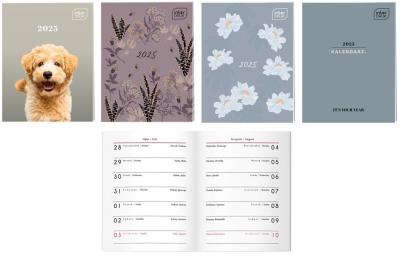 Opakowanie Kalendarzyk 2025 64 strony MO 8x10,5cm mix