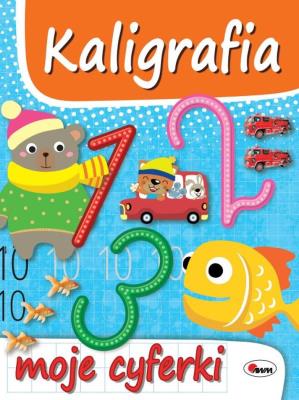 Kaligrafia. Moje cyferki. Autor: Korolkiewicz Elżbieta. SmakLiter.pl Okładka książki Kaligrafia. Moje cyferki