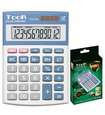 Opakowanie Kalkulator biurowy 12-pozycyjny TR-2245 TOOR