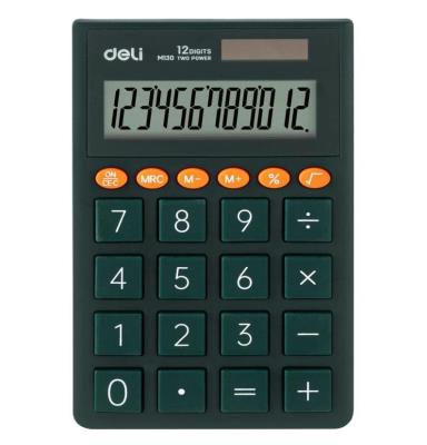 Opakowanie Kalkulator kieszonkowy butelkowa zieleń DELI