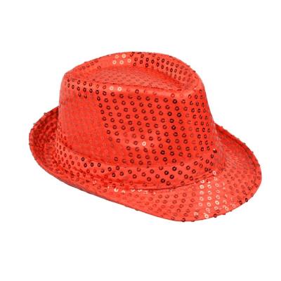 Opakowanie Kapelusz cekiny czerwony