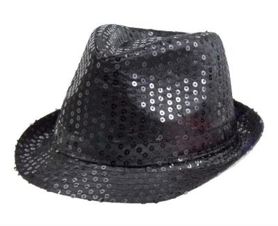 Opakowanie Kapelusz czarny cekin