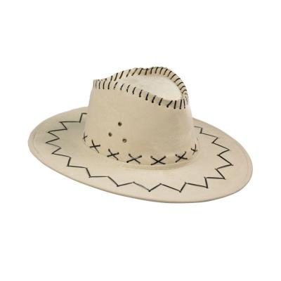 Opakowanie Kapelusz kowboja welurowy beżowy