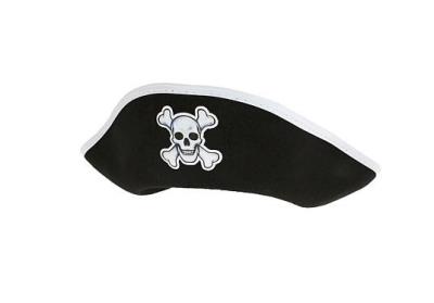 Opakowanie Kapelusz Pirata białe obszycia rozm.L