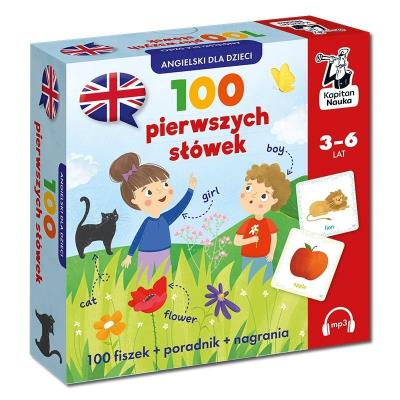 Kapitan Nauka. 100 pierwszych słówek. Autor:   Praca zbiorowa. SmakLiter.pl Okładka książki Kapitan Nauka. 100 pierwszych słówek