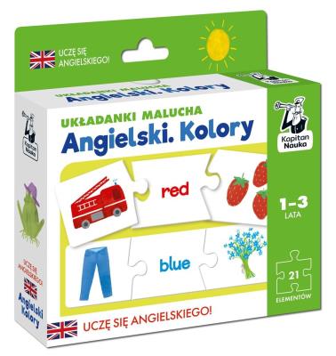 Okładka książki Kapitan nauka Angielski Liczby 1-3 lata