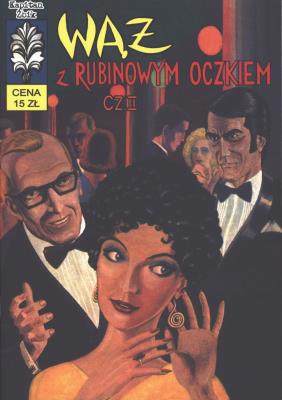 Kapitan Żbik T.24 Wąż z rubinowym oczkiem. Autor: Krupka Władysław, Polch Bogusław. SmakLiter.pl Okładka książki Kapitan Żbik T.24 Wąż z rubinowym oczkiem