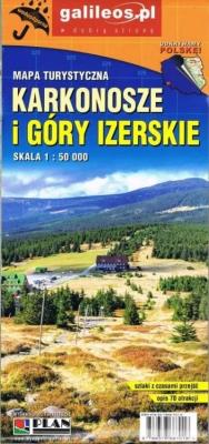 Karkonosze i Góry Izerskie-1 :50 000. Autor: Opracowanie zbiorowe. SmakLiter.pl Okładka książki Karkonosze i Góry Izerskie-1 :50 000