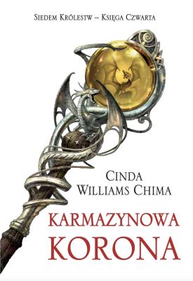 Karmazynowa korona. Siedem królestw. Tom 4 wyd. 2022. Autor: Williams Chima Cinda. SmakLiter.pl Okładka książki Karmazynowa korona. Siedem królestw. Tom 4 wyd. 2022