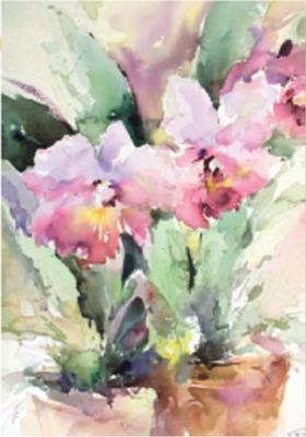 Opakowanie Karnet 12x18 cm B-BJ 202 388 + koperta Różowa róża