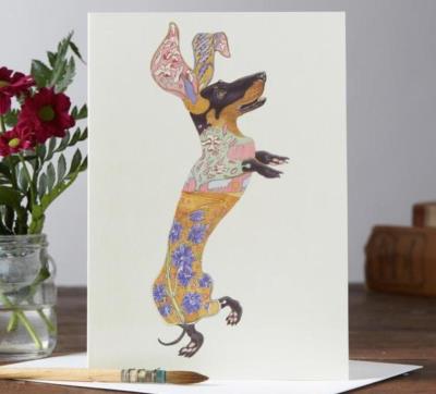 Opakowanie Karnet A032 B6 + koperta Jamnik