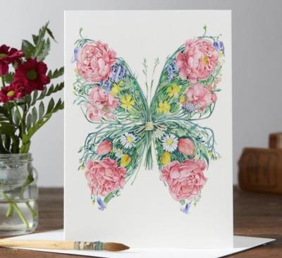 Opakowanie Karnet A063 B6 + koperta Motyl