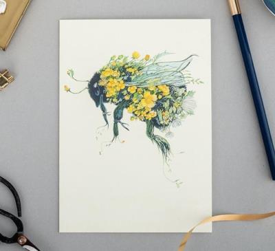 Opakowanie Karnet A064 B6 + koperta Trzmiel