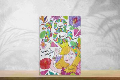 Opakowanie Karnet A5 18 Dziewczyna tropiki