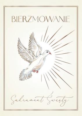 Opakowanie Karnet A5 Bierzmowanie Gołąb