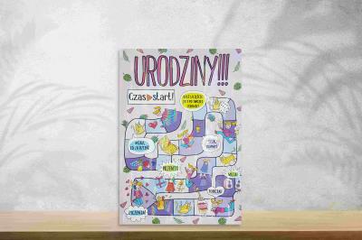 Opakowanie Karnet A5 Dziewczyna gra