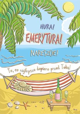 Karnet A5 Emerytura - Hamak. Wydawca: Henry. SmakLiter.pl Opakowanie Karnet A5 Emerytura - Hamak