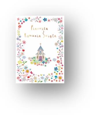 Opakowanie Karnet A5 Komunia Dom Boży