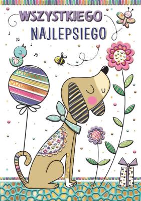 Karnet A5 Pies - wiosna. Wydawca: Henry. SmakLiter.pl Opakowanie Karnet A5 Pies - wiosna