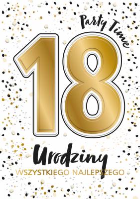 Karnet A5 Urodziny 18 - Glamour white. Wydawca: Henry. SmakLiter.pl Opakowanie Karnet A5 Urodziny 18 - Glamour white