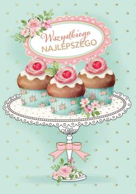 Karnet A5 Urodziny - Patera. Wydawca: Henry. SmakLiter.pl Opakowanie Karnet A5 Urodziny - Patera