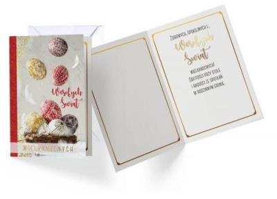 Opakowanie Karnet B6 3DV-168 Wielkanoc