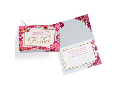 Opakowanie Karnet B6 Babcia