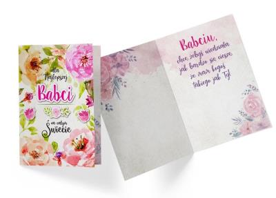 Opakowanie Karnet B6 Babcia