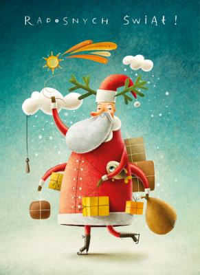 Opakowanie Karnet B6 BN zapachowy Mikołaj