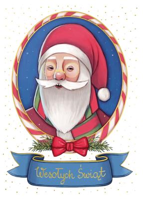 Opakowanie Karnet B6 Boże Narodzenie Mikołaj