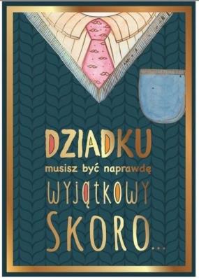 Opakowanie Karnet B6 Dziadek