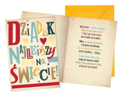 Opakowanie Karnet B6 Dziadek