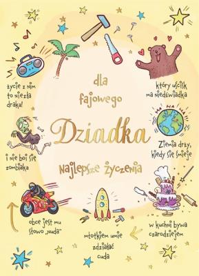 Opakowanie Karnet B6 Fajowy Dziadek