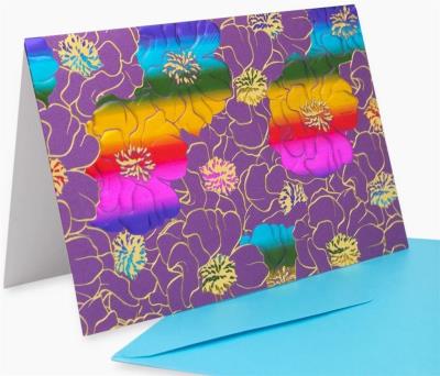 Opakowanie Karnet B6 JCT-19-11-140333 złocony Kwiaty