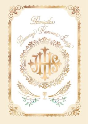 Opakowanie Karnet B6 Komunia Ornament