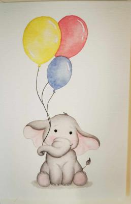 Opakowanie Karnet B6 + koperta 6138 Słoniątko